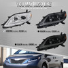 2011-2020 Toyota Sienna Switchback Sequential LED Bar Projector Headlights (Black Housing / Smoked Lens)