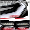 2019-2024 Chevrolet Camaro Sequential LED Turn Signal C8-Style Tail Lights (Black Housing / Clear Lens)