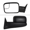 1994-1997 Dodge RAM 1500 / 2500 / 3500 Black Power Adjustable, Manual Fold & Extendable Towing Mirrors