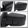 2021-2025 Ford F-150 Black Power Adjustable, Manual Fold, BSD & Heated Side Mirror w/ LED DRL Turn Signal Light - Driver Side Only