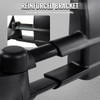 1988-1998 Chevrolet C/K 1500 / Tahoe / GMC Yukon / Suburban Black Power Adjustable Manual Extendable Towing Mirrors