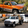 1994-2001 Dodge RAM 1500 / 1994-2002 Ram 2500 3500 Chrome Manual Adjustable & Extendable Towing Mirrors