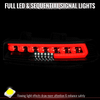 2014-2015 Chevrolet Camaro Full LED Sequential Tail Light (Glossy Black Housing / Smoked Lens)