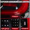 2015-2022 Chevrolet Colorado GMC Canyon Full LED Sequential Tail Lights (Jet Black Housing / Clear Lens)