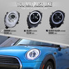 2014-2021 Mini Cooper F55 F56 F57 Projector Headlights Swithback LED DRL (Matte Black Housing / Clear Lens)