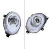 2014-2021 Mini Cooper F55 F56 F57 Projector Headlights Swithback LED DRL (Chrome Housing / Clear Lens)
