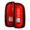 2015-2022 Chevrolet Colorado GMC Canyon Full LED Sequential Tail Lights (Chrome Housing / Red Clear Lens)