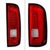 2015-2022 Chevrolet Colorado GMC Canyon Full LED Sequential Tail Lights (Chrome Housing / Red Clear Lens)