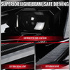 2005-2013 Chevrolet Corvette C6 Full LED Sequential Projector Headlights (Matte Black Housing / Clear Lens)
