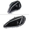 2005-2013 Chevrolet Corvette C6 Full LED Sequential Projector Headlights (Matte Black Housing / Clear Lens)