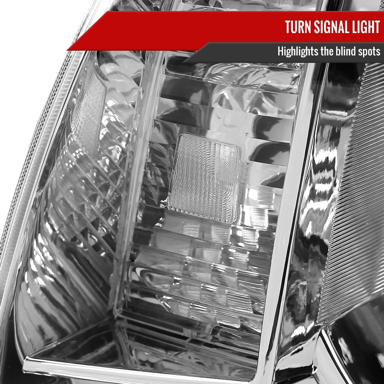 2005-2011 Toyota Tacoma Retro Style Projector Headlights (Chrome