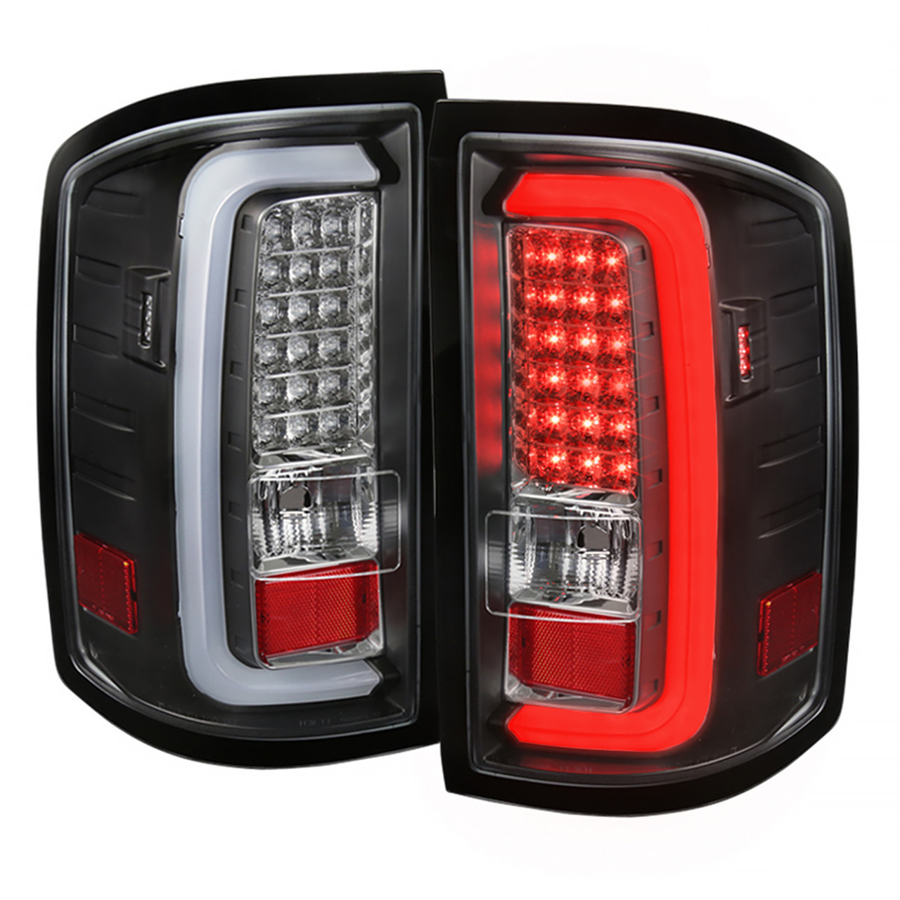 2014-2018 GMC Sierra 1500/2500HD/3500HD LED Tail Lights (Matte