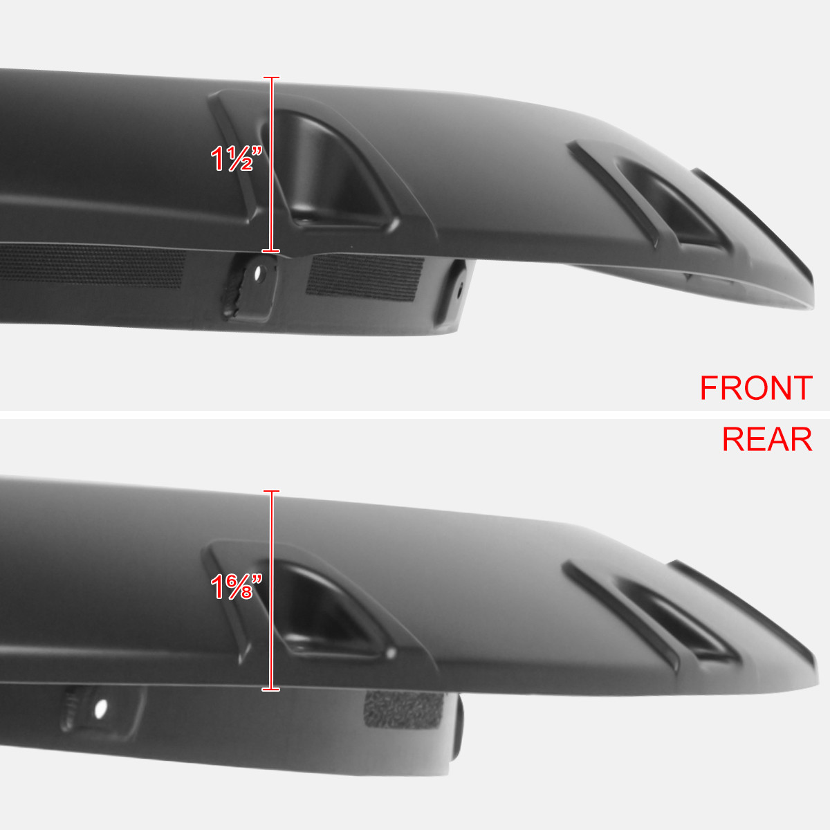 ANDPLAY Pocket-Riveted Bolt-On Fender Flares ANDPLAY Pocket-Riveted Bolt-On Fender Flares
