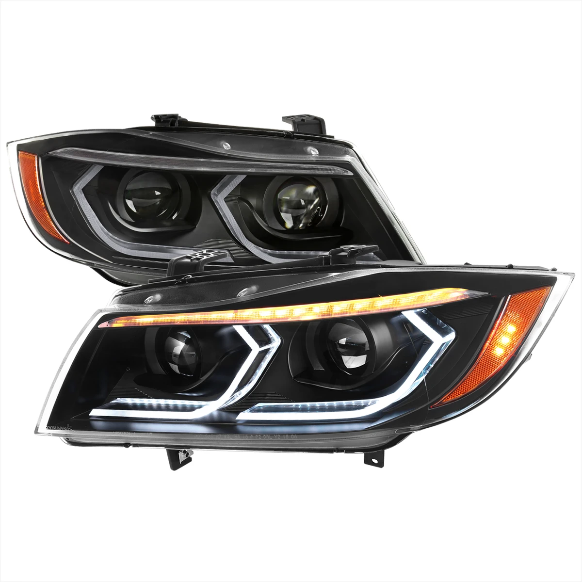 VIPMOTOZ Truly Bright Series LED Halo Ring Black Housing VIPMOTOZ Truly Bright Series LED Halo Ring Black Housing