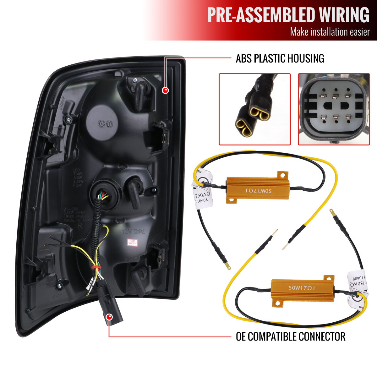 2019-2022 Ram 2500 Tail Light Assembly - Action Crash CH2800229 - Left 2019-2022 Ram 2500 Tail Light Assembly - Action Crash CH2800229 - Left