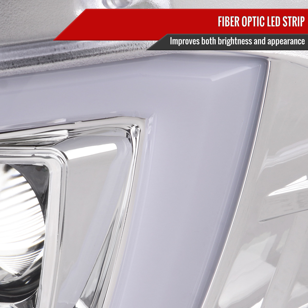 2015-2023 Dodge Charger LED Strip Projector Headlights w/ LED Sequential Turn Signal (Chrome Housing/Clear Lens) - K2 Motor 2015-2023 Dodge Charger LED Strip Projector Headlights w/ LED Sequential Turn Signal (Chrome Housing/Clear Lens) - K2 Motor