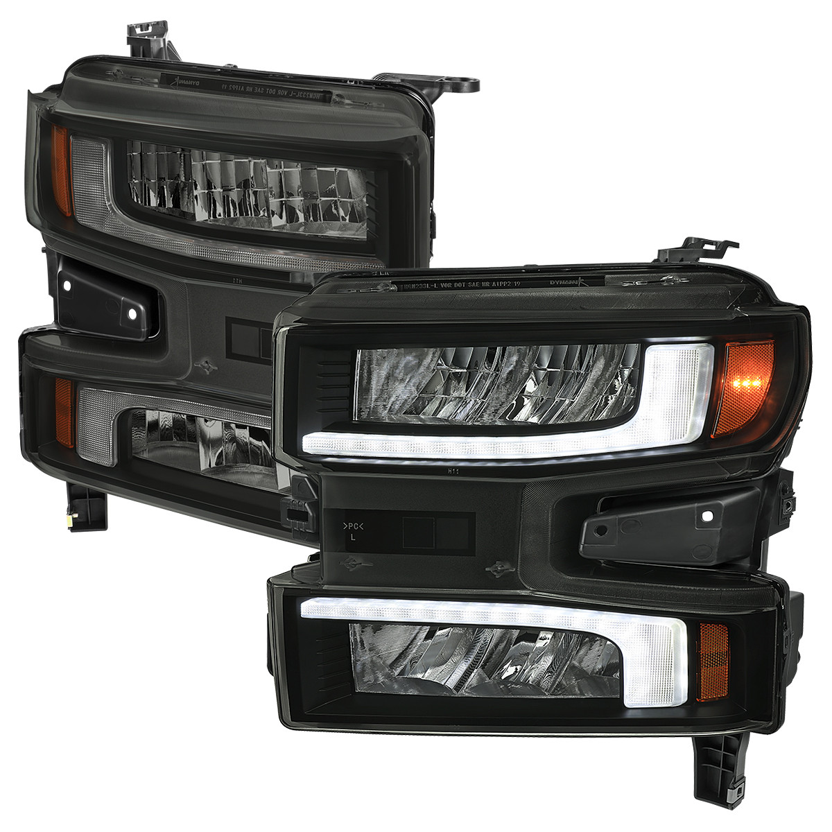 2019-2021 Chevrolet Silverado 1500 Full LED Projector Headlights