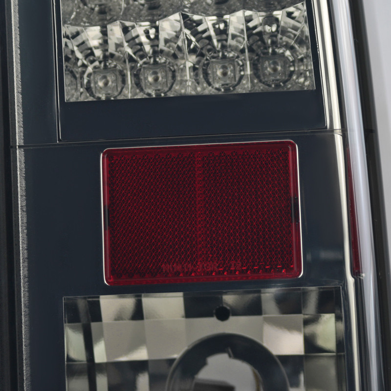 Smoke Tail Lights For 2005-2010 Hummer H3 - Left & Right Pair With Bulbs Spec-D