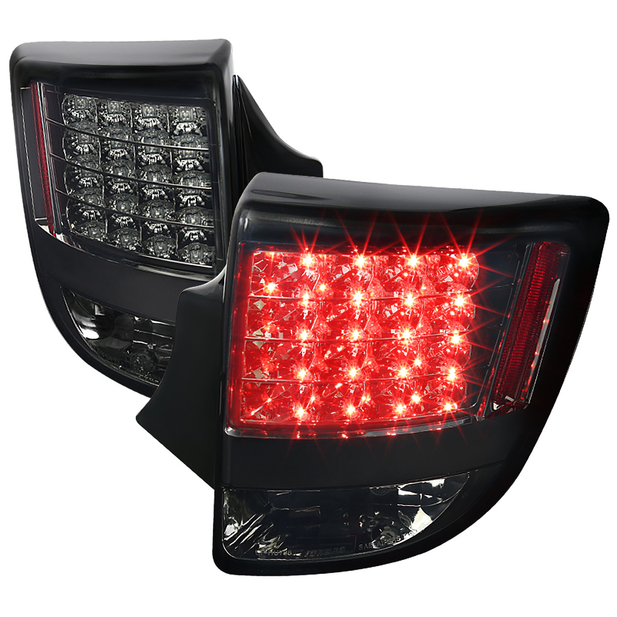2000-2005 Toyota Celica LED Tail Lights (Chrome Housing/Smoked