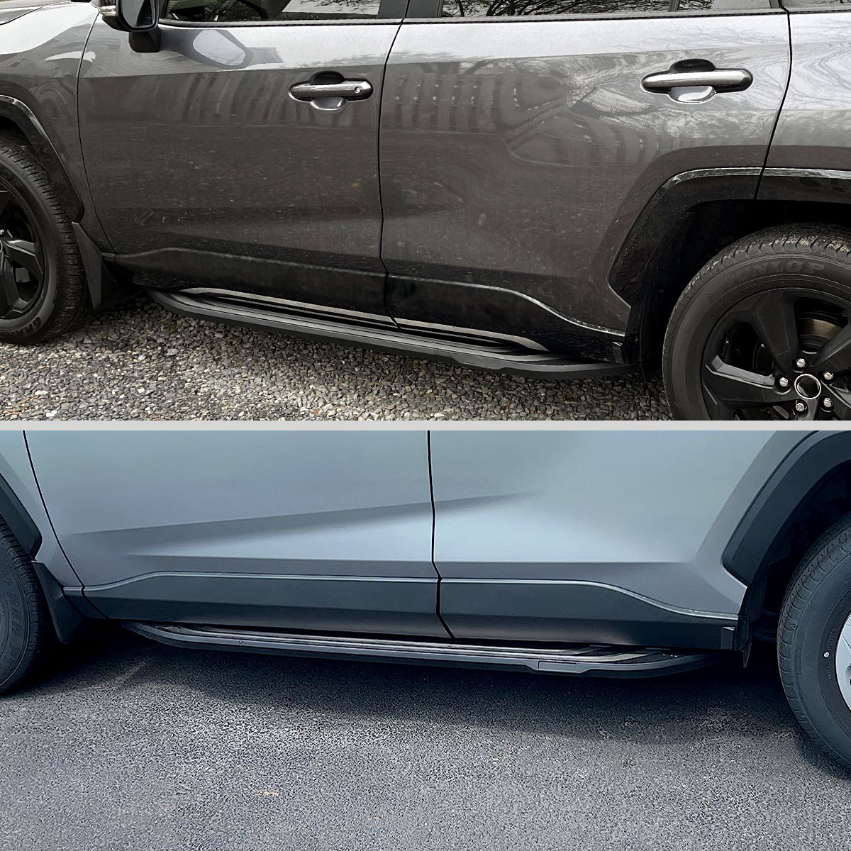 Running board adatta per Toyota RAV4 2019 2020 2021 passo laterale nerf bar proteggere scale pedali 2 PZ Running board adatta per Toyota RAV4 2019 2020 2021 passo laterale nerf bar proteggere scale pedali 2 PZ
