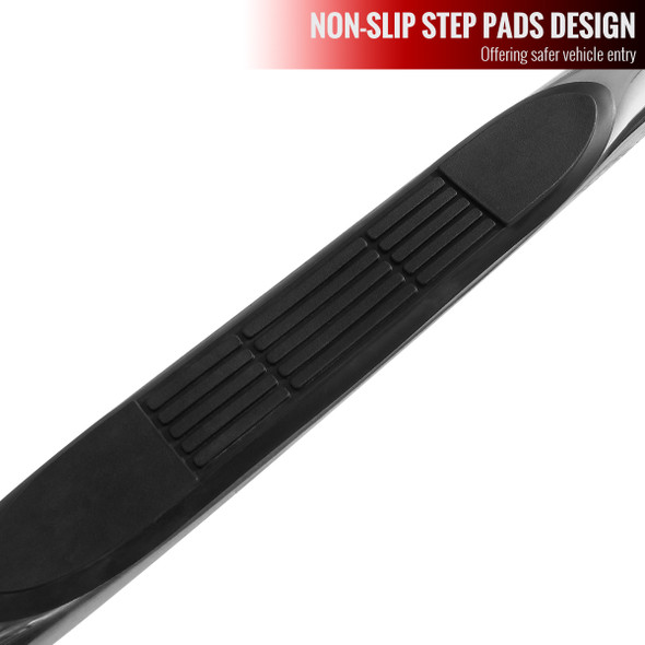 2006-2015 Honda Ridgeline Chrome Stainless Steel Side Step Nerf Bars
