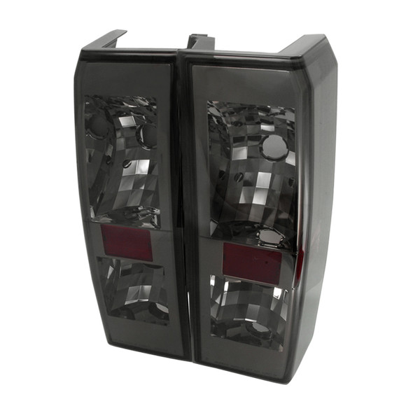 2005-2010 Hummer H3 Tail Lights (Chrome Housing/Smoke Lens)