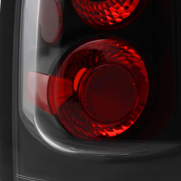 2005-2015 Nissan Armada Tail Lights (Matte Black Housing/Clear Lens)