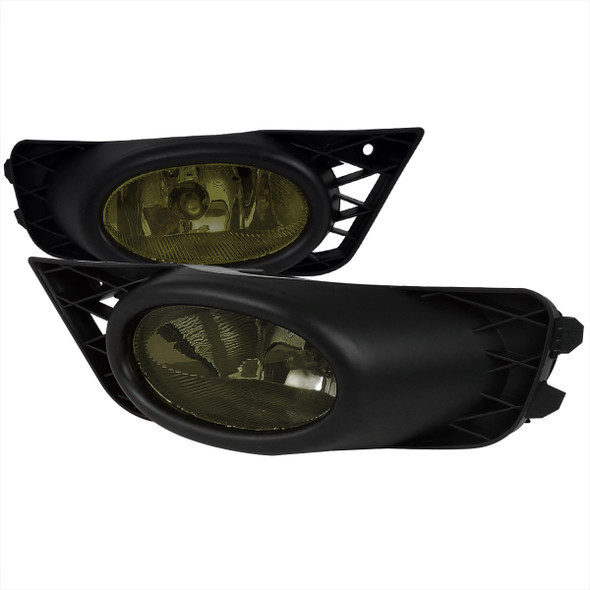 2009-2011 Honda Civic Sedan H11 Fog Lights (Chrome Housing/Smoke Lens)