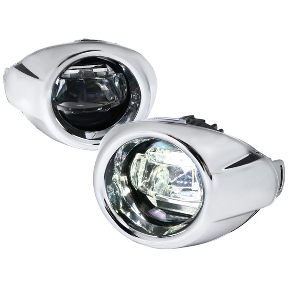 2012-2014 Ford Focus 6500K SMD LED Fog Lights Kit (Chrome Housing/Clear Lens)