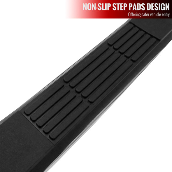 2009-2014 Ford F-150 Super Cab 3" Chrome Stainless Steel Side Step Nerf Bars
