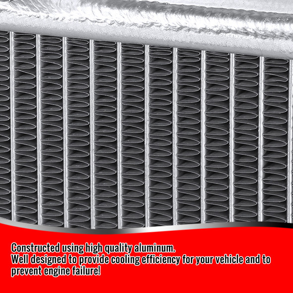 1959-1965 Chevrolet Impala/Bel Air/Biscayne/Chevelle Aluminum 2-Row Performance Radiator