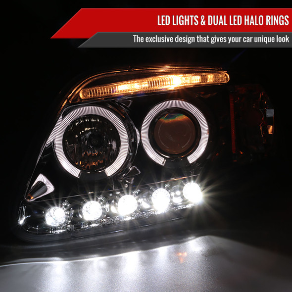 1997-2004 Ford F-150 / 1997-2002 Expedition LED C-Bar Projector