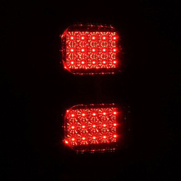 2007-2014 GMC Sierra LED Tail Lights (Chrome Housing/Smoke Lens)