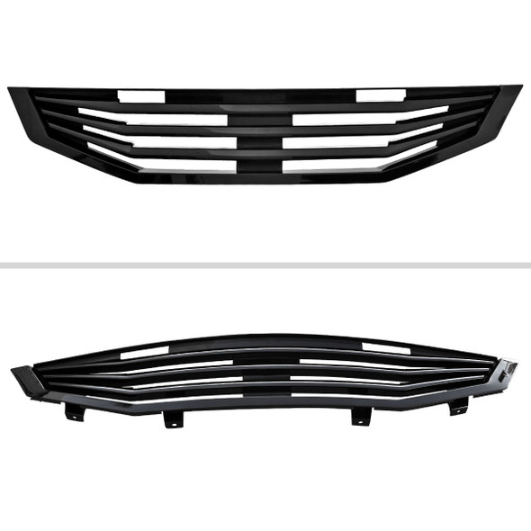 2006-2008 Honda Civic Coupe Si TR Style Black ABS Mesh Grille - K2