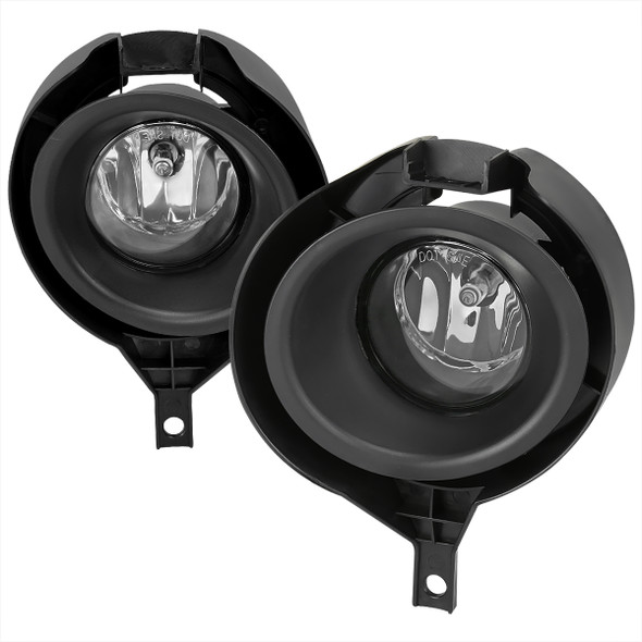 2005-2019 Nissan Frontier H11 Fog Lights Kit w/ Switch & Wiring Harness (Chrome Housing/Clear Lens)