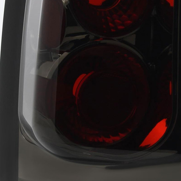 2005-2015 Nissan Armada Tail Lights (Chrome Housing/Smoke Lens)