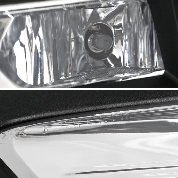 2020-2021 Nissan Versa H8 Fog Lights Kit (Chrome Housing/Clear Lens)