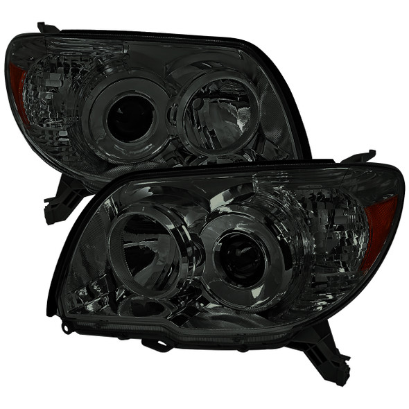 2006-2009 Toyota 4Runner SR5 Limited Projector Style Headlights (Chrome Housing/Smoke Lens)
