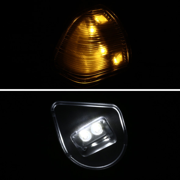 2002-2009 Dodge RAM 1500/2500/3500 Manual Adjustable & Foldable Side Mirrors w/ LED Turn Signal & Puddle Lights