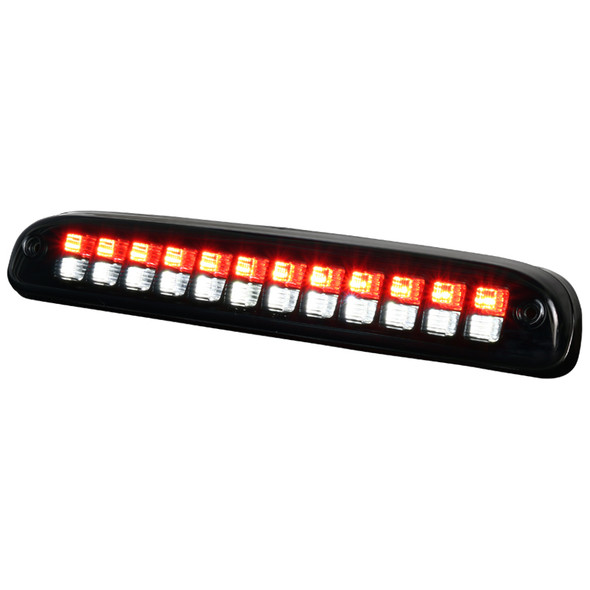 1993-2016 Ford F-250/F-350/F-450/F-550/Ranger Mazda B Series Pickup LED 3rd Brake Tail Light - CY (Black Housing/Smoked Lens)