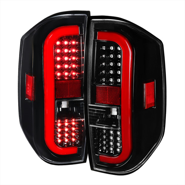 2014-2021 Toyota Tundra Sequential LED Tail Lights (Jet Black Housing/Clear Lens) 2014-2021 Toyota Tundra Sequential LED Tail Lights (Jet Black Housing/Clear Lens)