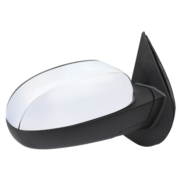 2007-2013 Chevrolet Silverado GMC Sierra Chrome Power Adjustable, Auto-Fold & Heated Side Mirror w/ LED Puddle and Turn Signal Light - Passenger Side Only
