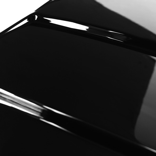 2015-2018 Ford Mustang Glossy Black ABS Quarter Window Louvers