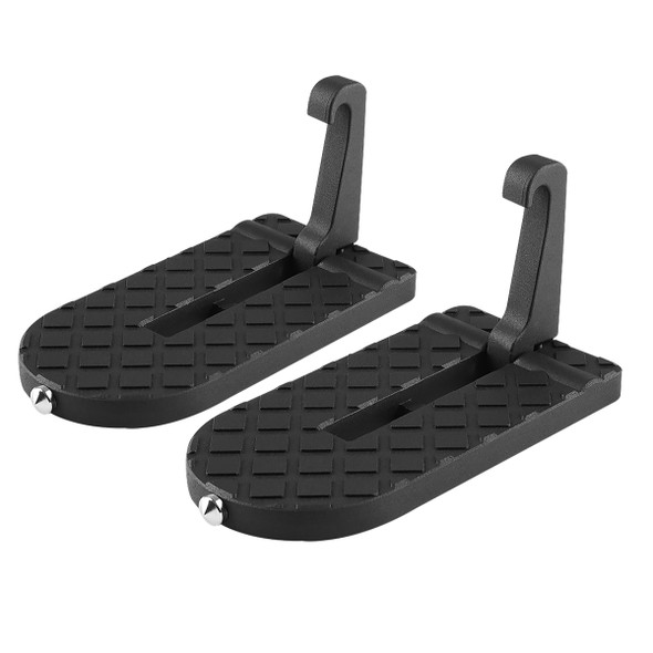 Universal Black Car Door Step - 2PC