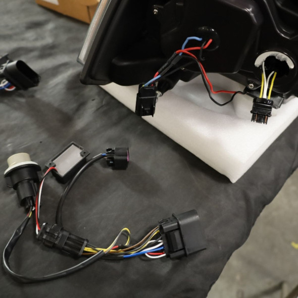 Wiring Harness For 2009-2024 Ram 1500 Projector Headlights with LED Signal