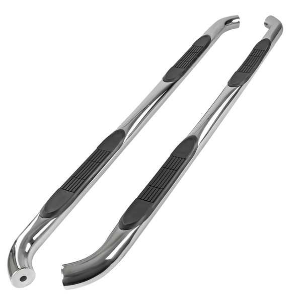 2015-2024 Chevrolet Colorado/GMC Canyon Crew Cab 3" Chrome Stainless Steel Side Step Nerf Bars