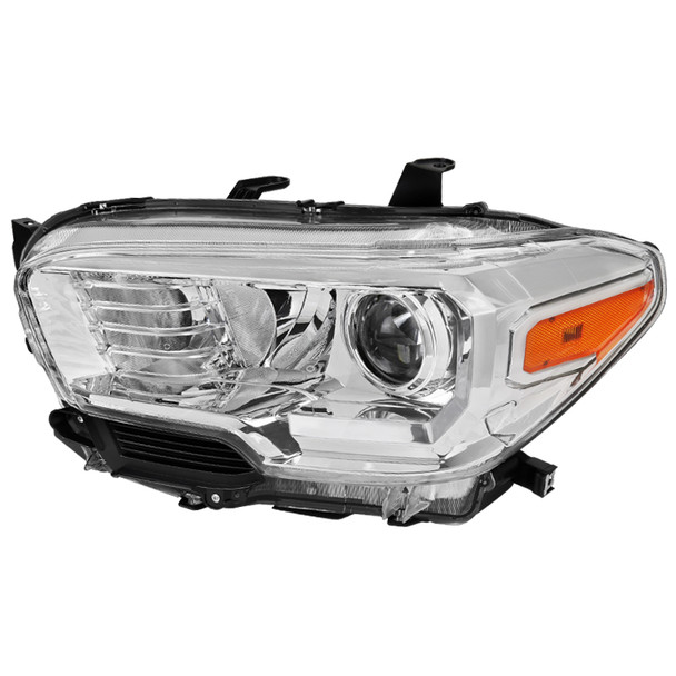 2016-2023 Toyota Tacoma Chrome Housing Clear Lens Projector Headlight - Driver Side Only