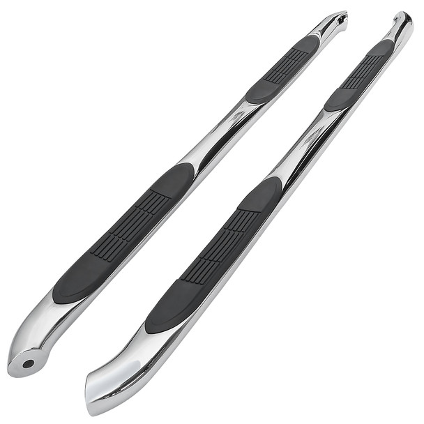 2008-2013 Jeep Liberty KK Chrome Stainless Steel Side Step Nerf Bars