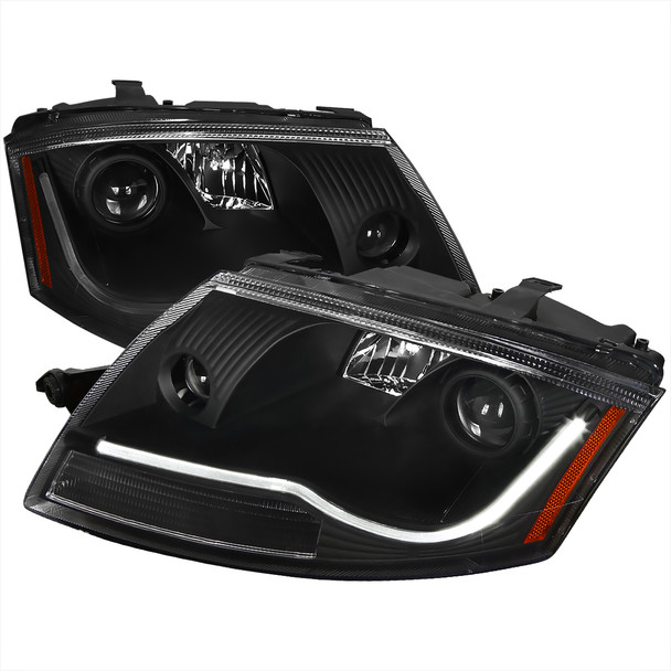 1999-2006 Audi TT LED Bar Projector Headlights (Matte Black Housing/Clear Lens)