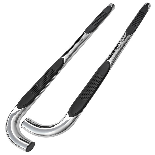 2002-2009 Chevrolet Trailblazer/GMC Envoy Chrome Stainless Steel Side Step Nerf Bars
